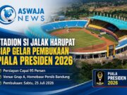 Stadion Si Jalak Harupat Siap Gelar Pembukaan Piala Presiden 2026, Persiapan Capai 95 Persen