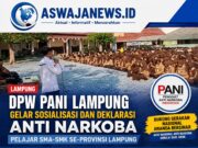DPW PANI Lampung Gelar Sosialisasi dan Deklarasi Anti Narkoba bagi Pelajar SMA-SMK