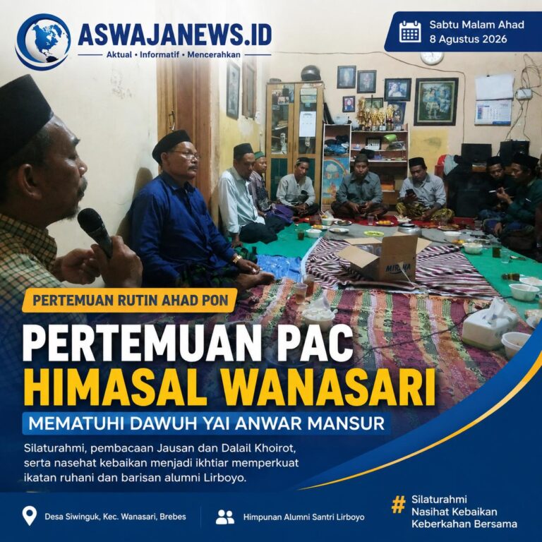 Pertemuan PAC HIMASAL Wanasari, Jalankan Dawuh Yai Anwar Mansur