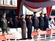 Kemenag Bandar Lampung Hadiri Upacara dan Syukuran Hari Bhayangkara ke-79