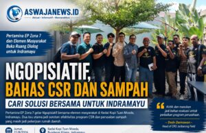 Pertamina EP Zona 7 Gelar Ngopisiatif, Bahas CSR dan Persoalan Sampah di Indramayu
