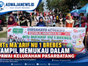 MTs Ma’arif NU 1 Brebes Tampil Memukau dalam Pawai Kelurahan Pasarbatang