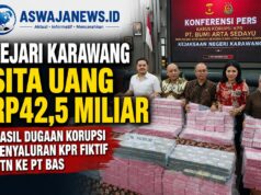 Kejari Karawang Sita Uang Rp42,5 Miliar Hasil Dugaan Korupsi Penyaluran KPR Fiktif BTN ke PT BAS