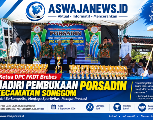 Ketua FKDT Brebes Bakar Semangat Kafilah PORSADIN Songgom