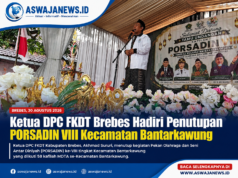 Ketua DPC FKDT Brebes Hadiri Penutupan PORSADIN VIII Kecamatan Bantarkawung
